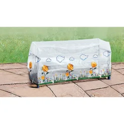 Die moderne Hausfrau Abdeckhaube für die Gartenbank "Sonnenblume"