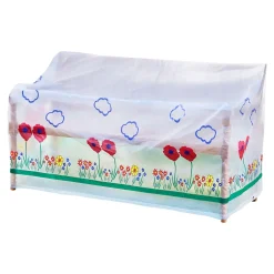 Die moderne Hausfrau Abdeckhaube für Gartenbank Mohnblume