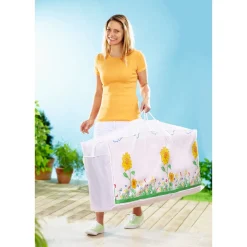 Die moderne Hausfrau Abdeckhaube für Gartenpolster "Sonnenblume"