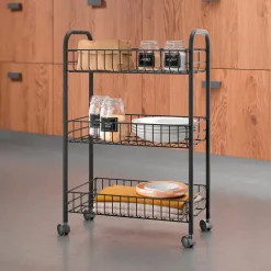 Die moderne Hausfrau Allzweckwagen "Lugano" Lava mit 3 Etagen