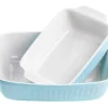 Die moderne Hausfrau Auflaufform-Set, Keramik KITCHEN TIME Blau