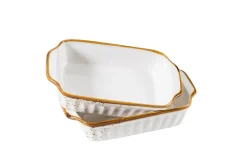 Die moderne Hausfrau Auflaufform-Set, Porzellan Pintar