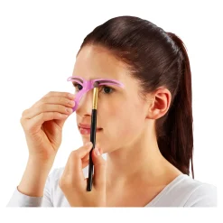 Die moderne Hausfrau Augenbrauenform-Schablone