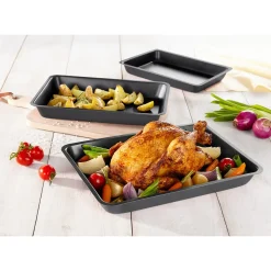 Die moderne Hausfrau Back- und Auflaufformen, 3 Stück