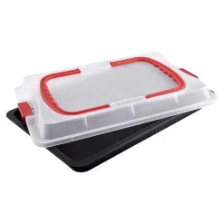 Die moderne Hausfrau Backblech mit Transporthaube