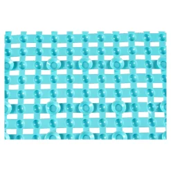 Die moderne Hausfrau Badematte blau