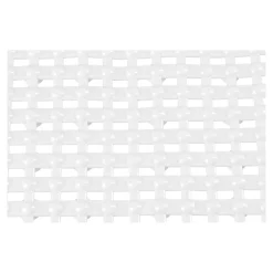 Die moderne Hausfrau Badematte weiß