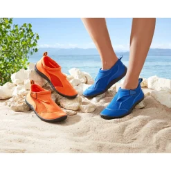 Damen Die moderne Hausfrau Badeschuh „unisex“ blau