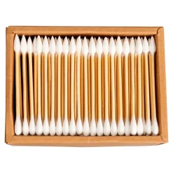 Die moderne Hausfrau Bambus Wattestäbchen "Duo", 200 Stück