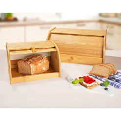 Die moderne Hausfrau Bambus-Brotkasten groß