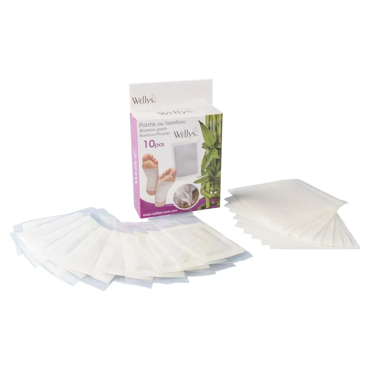 Die moderne Hausfrau Bambus-Pflaster Bambus, 10 Stück