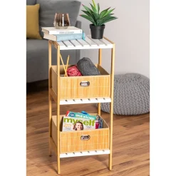 Die moderne Hausfrau ﻿Bambusregal „Trend“