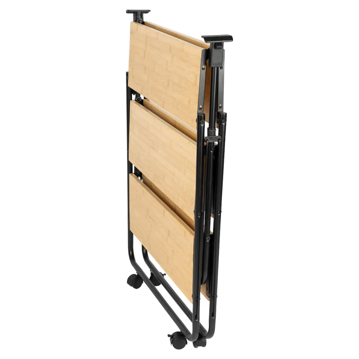 Die moderne Hausfrau Bambus-Servierwagen, klappbar