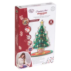 Die moderne Hausfrau Bastel-Set, Crystal Art „Weihnachtsbaum“