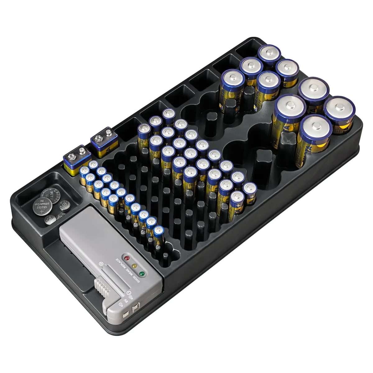 Die moderne Hausfrau Batterien-Organizer