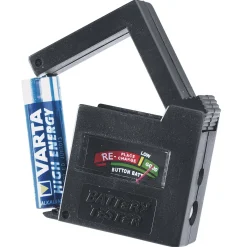 Die moderne Hausfrau Batterie-Tester