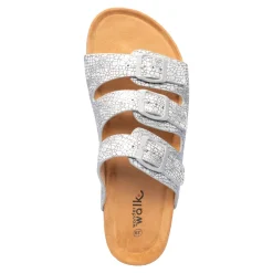 Damen Die moderne Hausfrau Bequem-Klettpantolette „Birgit“