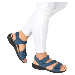 Damen Die moderne Hausfrau Bequem-Klettsandale „Lore“