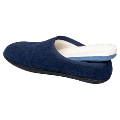 Damen Die moderne Hausfrau Bequem-Pantolette „Flex“ blau