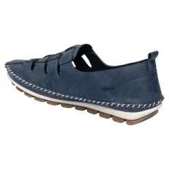 Damen Die moderne Hausfrau Bequem-Slipper „Bianca“ marine