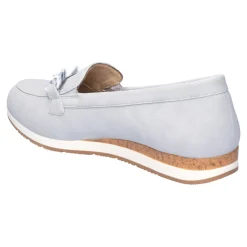 Damen Die moderne Hausfrau Bequem-Slipper „Diana“ blaugrau