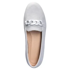 Damen Die moderne Hausfrau Bequem-Slipper „Diana“ blaugrau