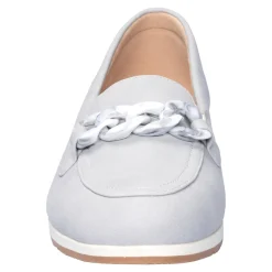 Damen Die moderne Hausfrau Bequem-Slipper „Diana“ blaugrau