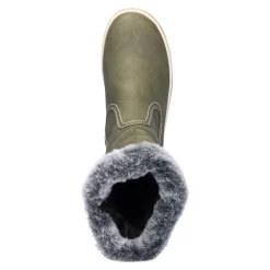 Damen Die moderne Hausfrau Bequem-Stiefel „Claudia“ grün