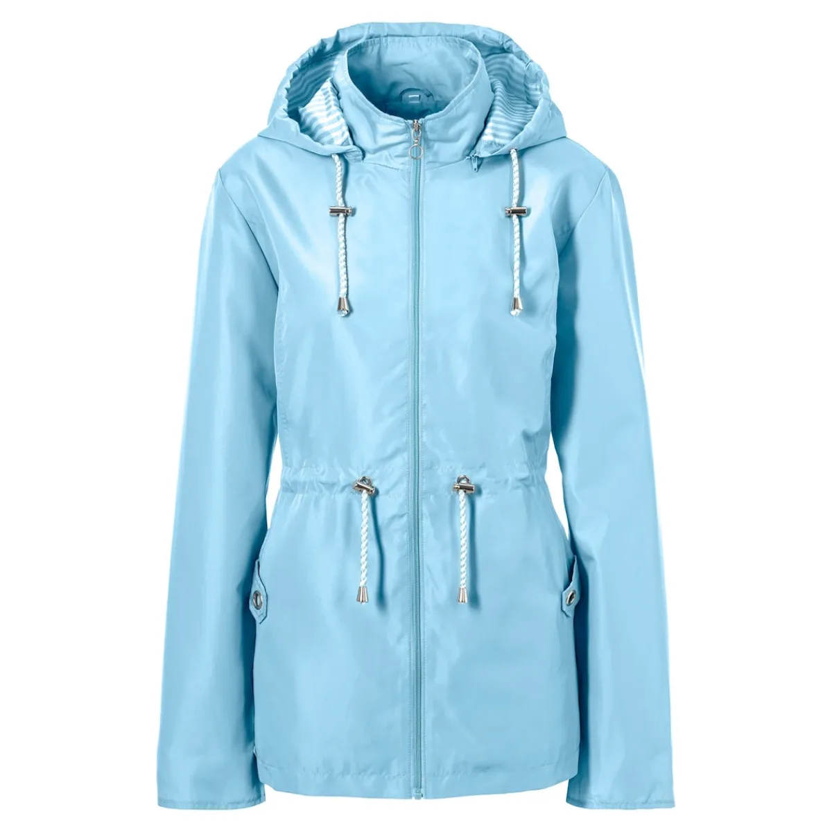 Damen Die moderne Hausfrau Übergangsjacke "Linda" hellblau