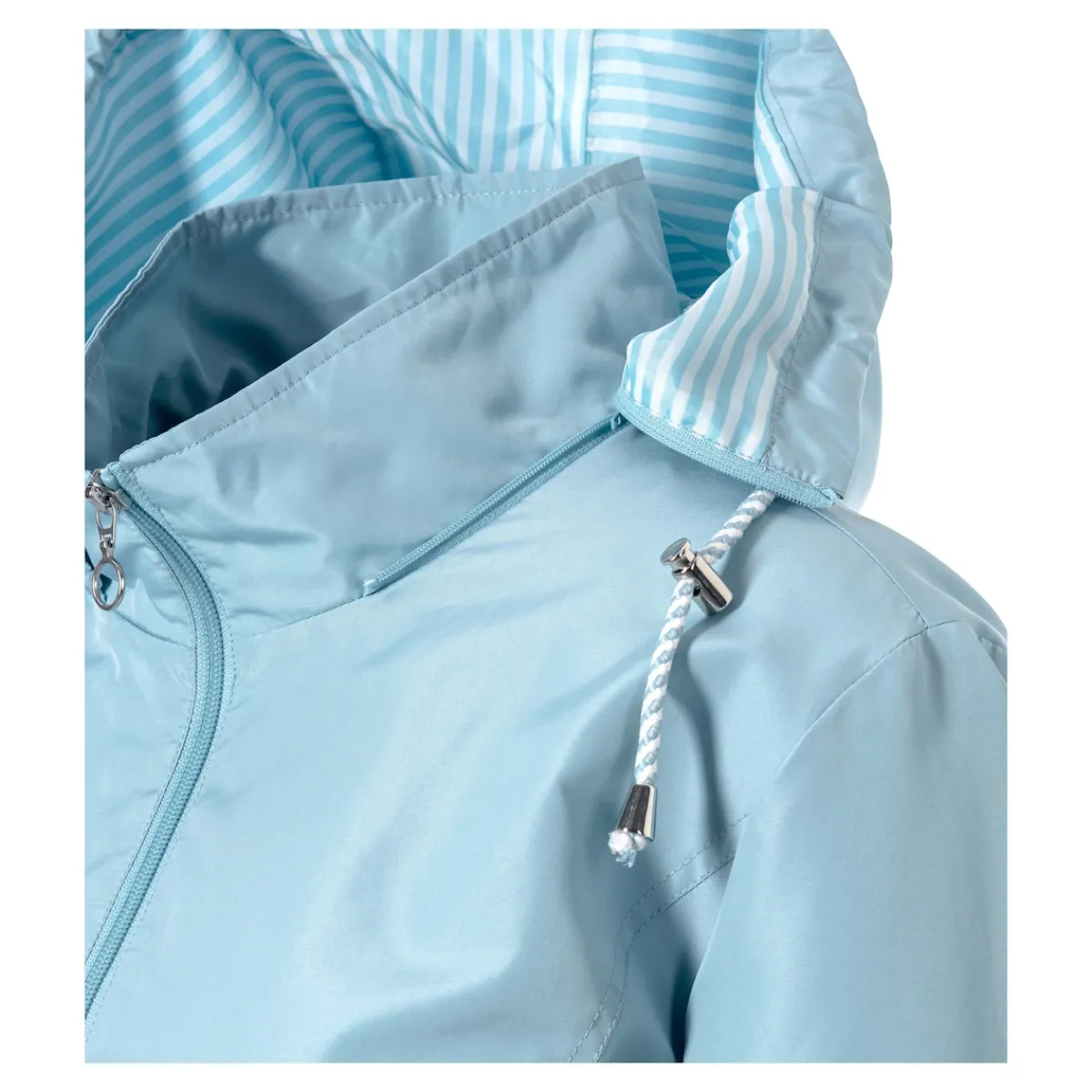 Damen Die moderne Hausfrau Übergangsjacke "Linda" hellblau