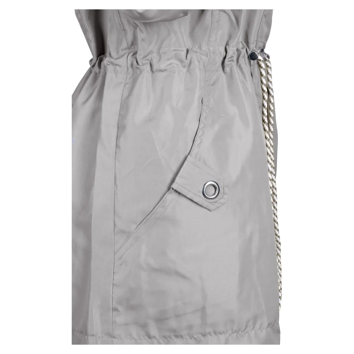 Damen Die moderne Hausfrau Übergangsjacke "Linda" steingrau