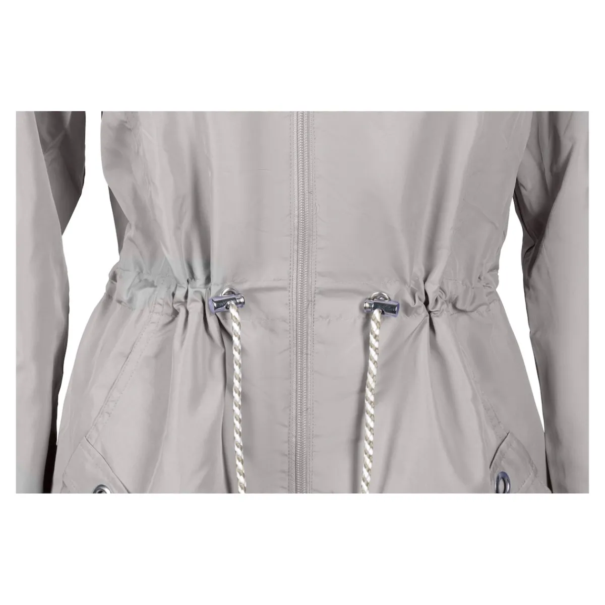 Damen Die moderne Hausfrau Übergangsjacke "Linda" steingrau