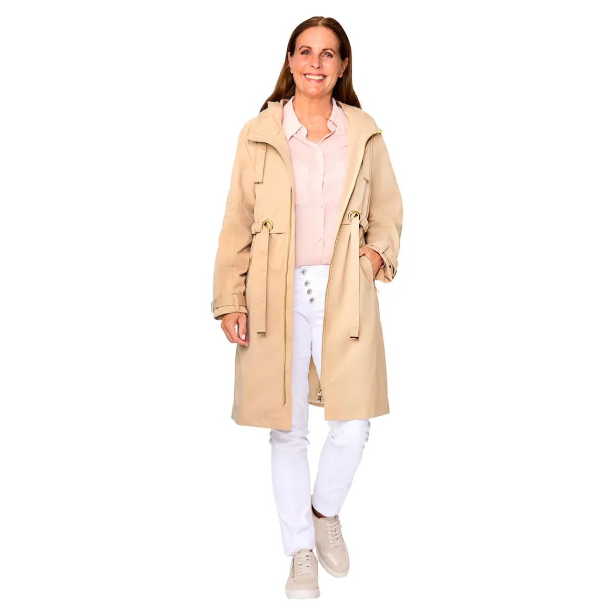 Damen Die moderne Hausfrau Übergangsmantel „Trenchcoat“