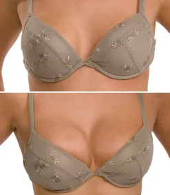 Damen Die moderne Hausfrau BH-Einlagen, zum aufpumpen, 1 Paar weiß