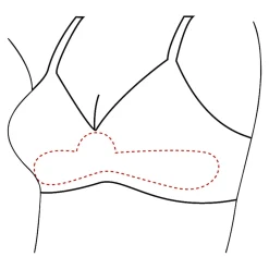 Damen Die moderne Hausfrau BH-Schweißeinlage