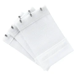 Damen Die moderne Hausfrau BH-Verlängerung, 3 Stück 3 Häkchen weiß