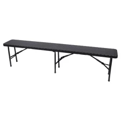 Die moderne Hausfrau Bierbank "Rattanoptik"