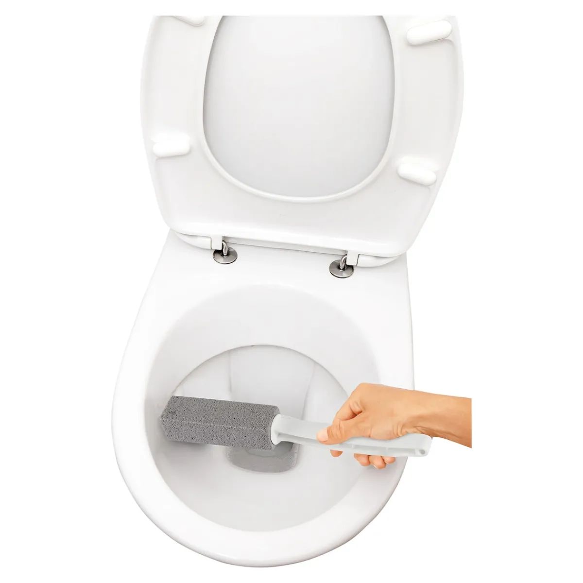 Die moderne Hausfrau Bimsstein-Toilettenbürste, 2 Stück