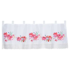 Die moderne Hausfrau Bistrogardine „Blüte“