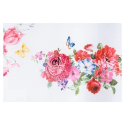 Die moderne Hausfrau Bistrogardine „Blüte“