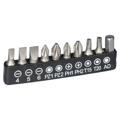 Die moderne Hausfrau Bithalter „Prothese“, 30-teilig + Gratis Schraubendreher