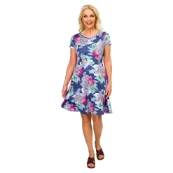 Damen Die moderne Hausfrau Blumenkleid "Wildrose"