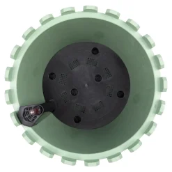 Die moderne Hausfrau Blumentopf 2 in 1 „Landhaus“ rund