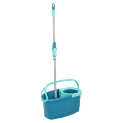 Die moderne Hausfrau Bodenwischer Set "CLEAN TWIST Disc Mop Ergo"