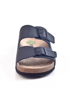 Herren Die moderne Hausfrau BONILLO Pantoletten blau