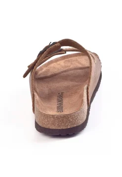 Herren Die moderne Hausfrau BONILLO Pantoletten braun