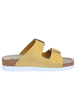 Damen Die moderne Hausfrau BONILLO Pantoletten gelb