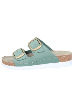 Damen Die moderne Hausfrau BONILLO Pantoletten grün