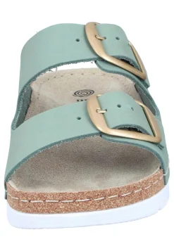 Damen Die moderne Hausfrau BONILLO Pantoletten grün