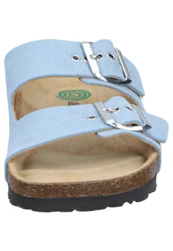 Damen Die moderne Hausfrau BONILLO Pantoletten hellblau